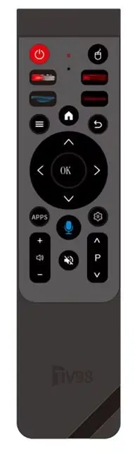 CONTROL TV BOX CON MICROFONO