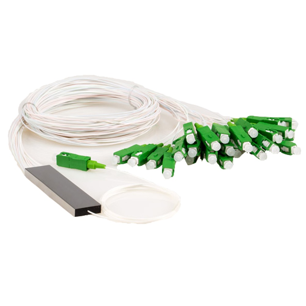 SPLITER 1X16 CON CONECTOR SC APC  VERDE