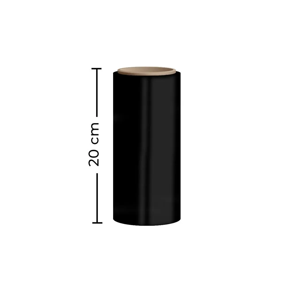 STRECH NEGRO 20 CM X 300 M CHICLE
