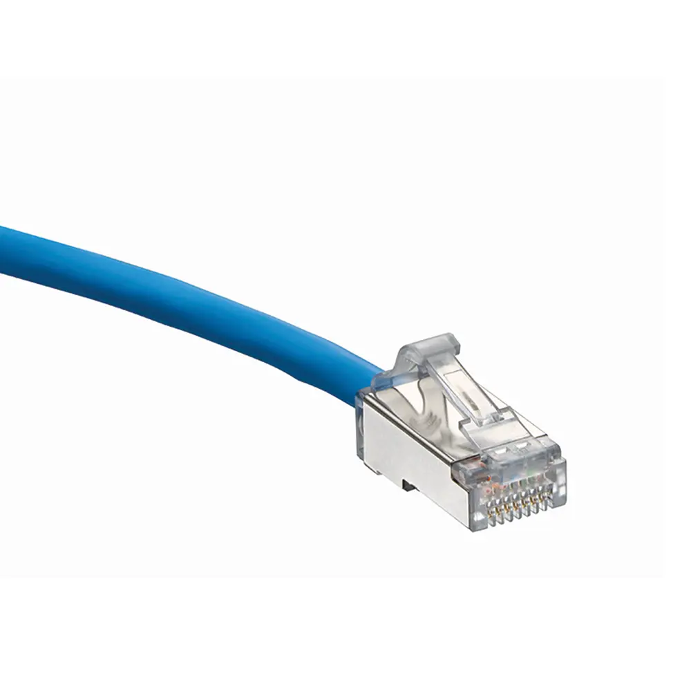 PATCH CORD UTP 6A BLINDADO AZUL 1.5M