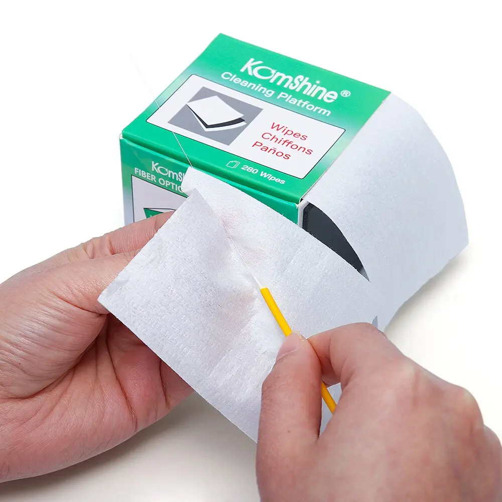 CAJA DE PAÑOS LIMPIADORES PARA FIBRA OPTICA
