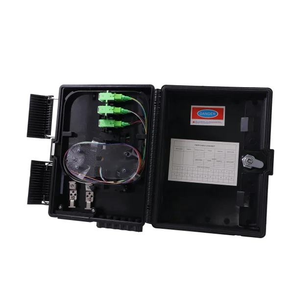 CAJA NAP PEQUEÑA CON SPLITER 1X8 (SAT) NO EXPANDIBLE