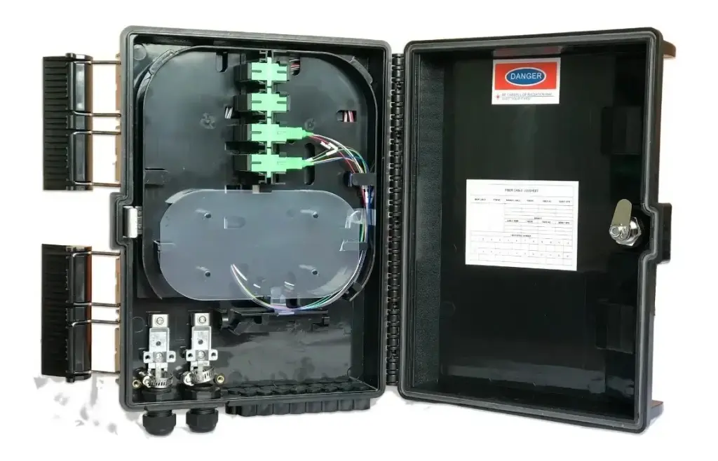 CAJA NAP PEQUEÑA CON SPLITER 1X8 (SAT)