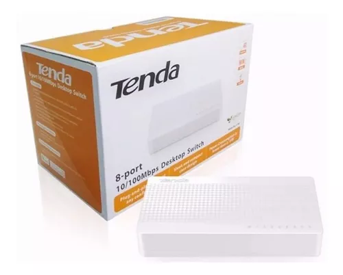 SWITCH 8 PUERTOS BASE 100 TENDA S108