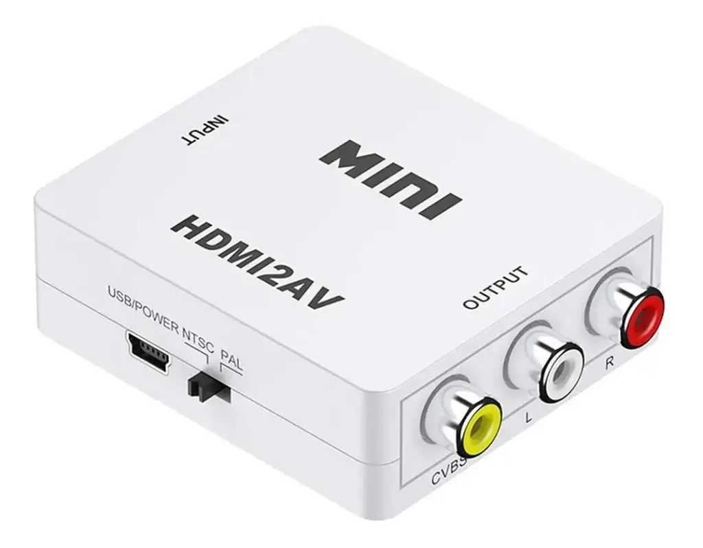 CONVERTIDOR ADAPTADOR HDMI A RCA V1080 