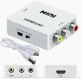 CONVERTIDOR ADAPTADOR HDMI A RCA V1080 
