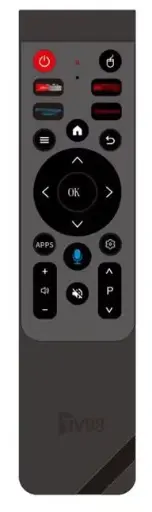 [538] CONTROL TV BOX CON MICROFONO