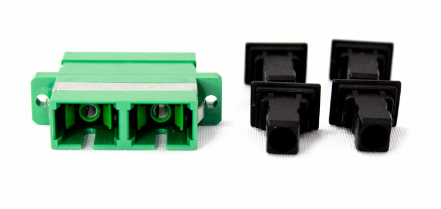 [832] ENFRENTADOR DOBLE SC/APC VERDE