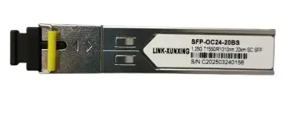 [965] MODULO SFP SC 20K 1.25G B AMARILLO T1550/R1310