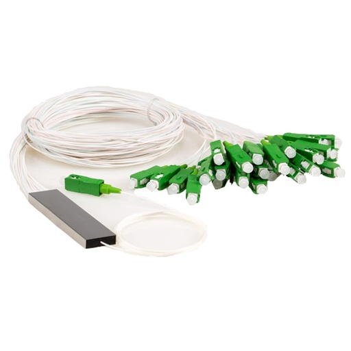 [807] SPLITER 1X16 CON CONECTOR SC APC  VERDE