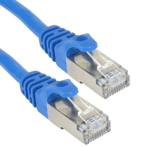 [2010] PATCH CORD UTP 6A BLINDADO AZUL 1.5M CABLE DE RED