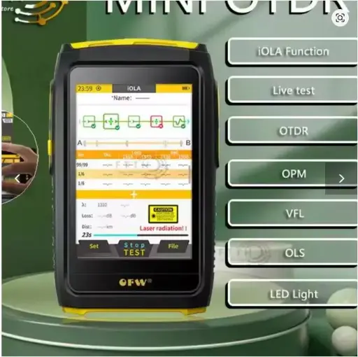 [760] OTDR MINI PRUEBA ACTIVA 1550 UPC