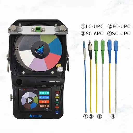 [261] MAQUINA PULIDORA DE FIBRA PARA HACER PATCH CORD 