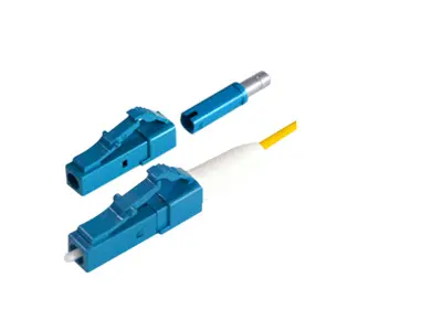 [293] CONECTOR CABLE DE FIBRA LC UPC SM SX LSZH 1 HILO 3.0 mm MONOMODO 