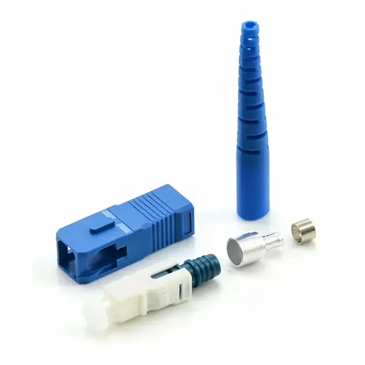 [294] CONECTOR CABLE DE FIBRA SC UPC SM SX LSZH 1 HILO 3.0 mm MONOMODO