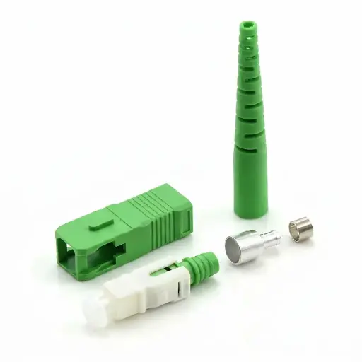 [296] CONECTOR CABLE DE FIBRA SC APC SM SX LSZH 1 HILO 3.0 mm MONOMODO